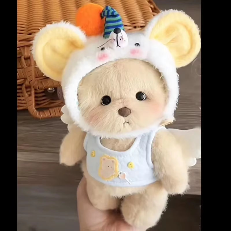 High Quality Handmade Teddy Bear Plush Toy Change Dress Cloth Girl Hug Cuddly Plushie Doll for Girlfriend Christmas Gift